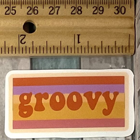 🌀10/$10🌀 70s Hippie Reusable Waterproof Vinyl Sticker Decal - Picture 1 of 1